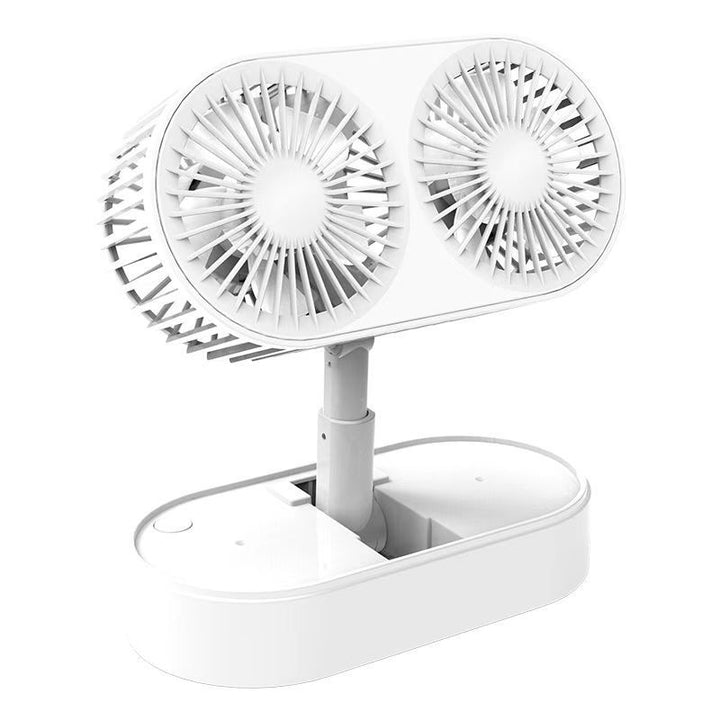 Ladies double rotatable table fan Bowlift