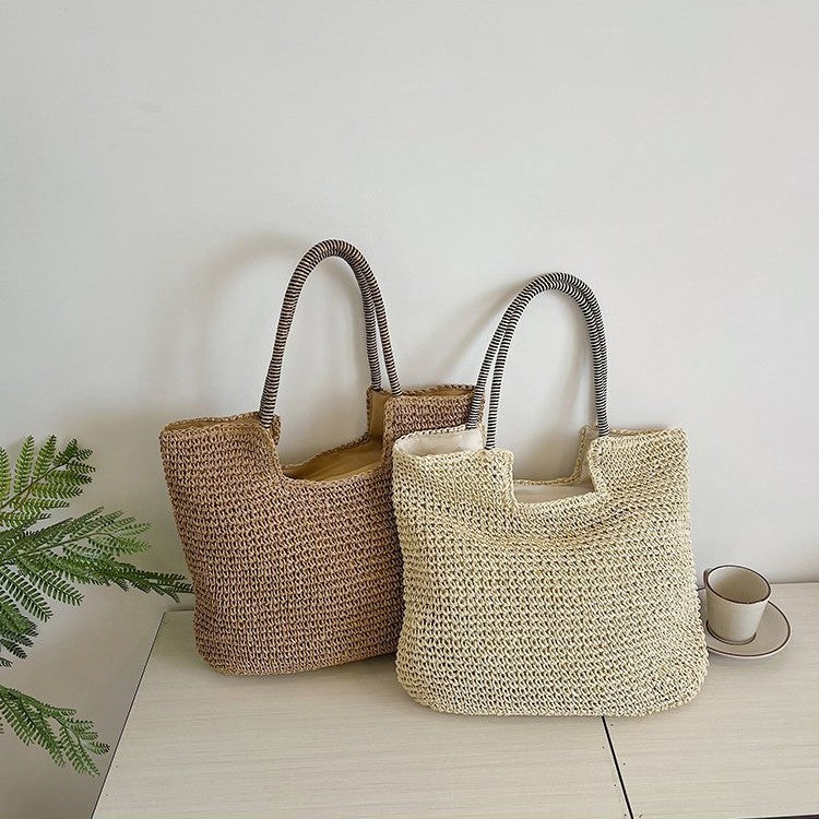 Hand-knotted tote bag with reinforced handles Bowlift