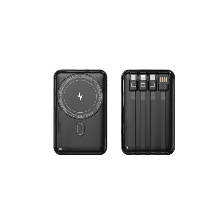 Power bank with integrated charging cable and stylish design Bowlift