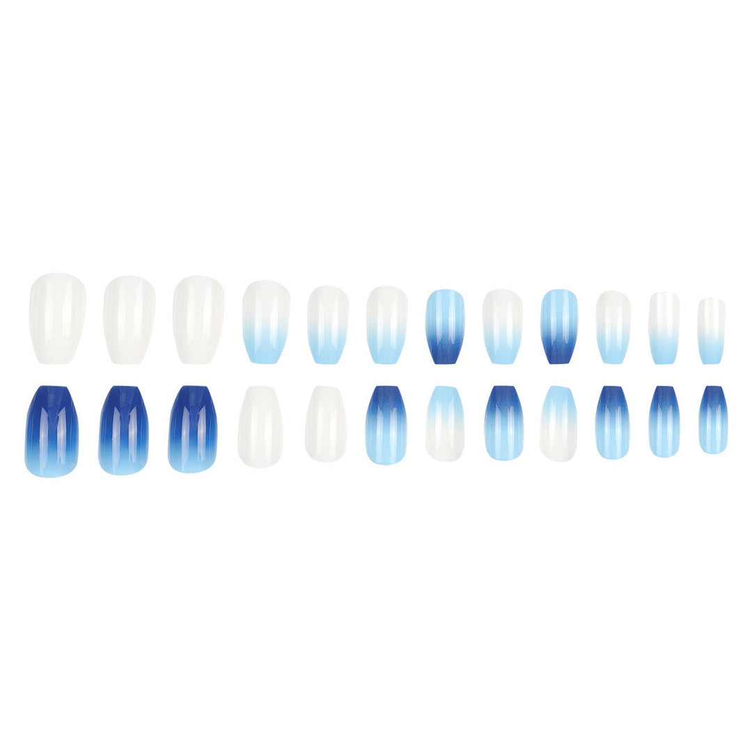 Ombre Press-On Nail Art Set Bowlift
