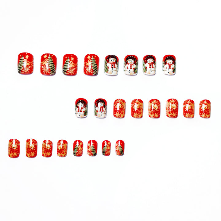 Festive Christmas Nail Art Bowlift