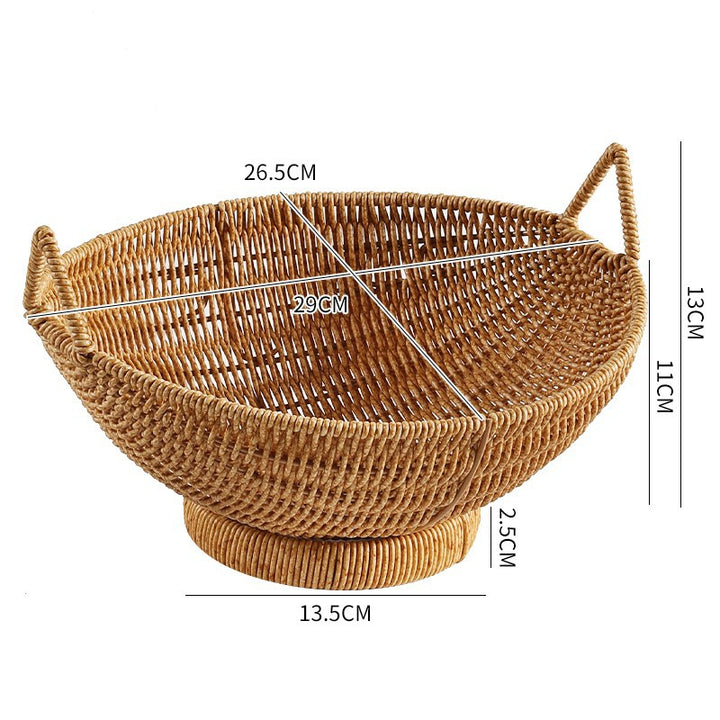 Unisex Handwoven Fruit and Vegetable Stand Bowlift