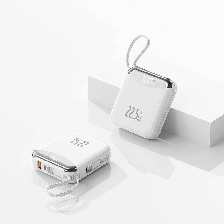 High-performance power bank with digital charging display and compact design Bowlift