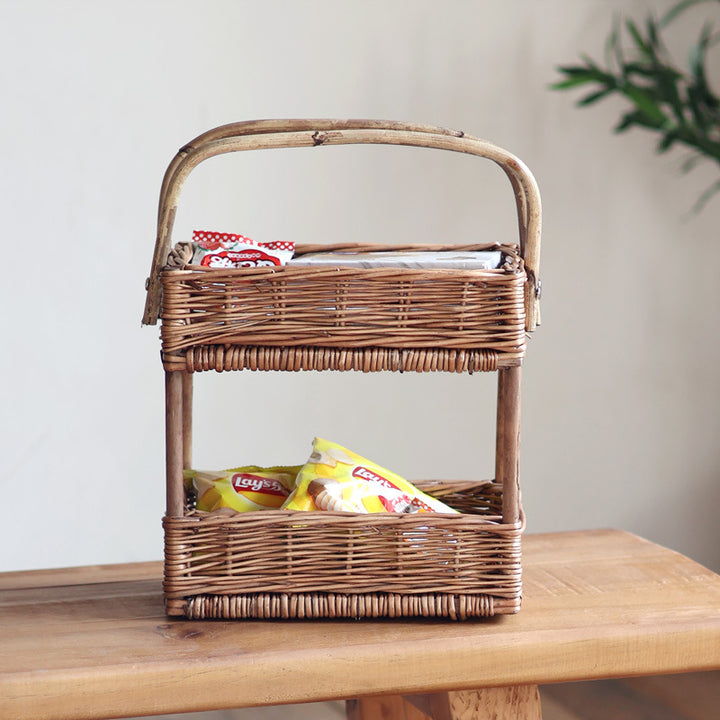 Practical storage basket with handle Bowlift