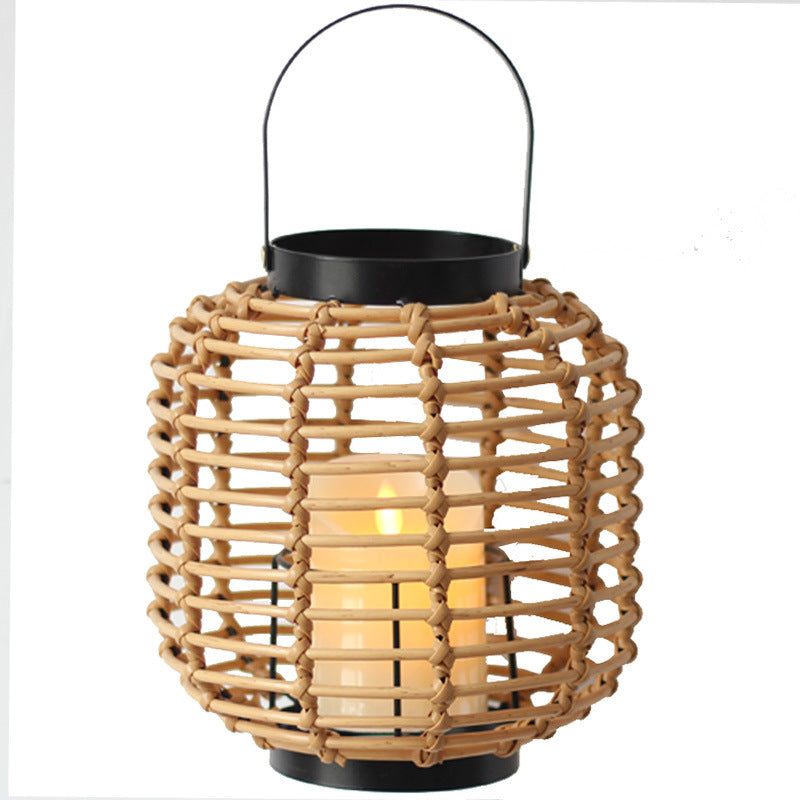 Handcrafted rattan lamp Bowlift
