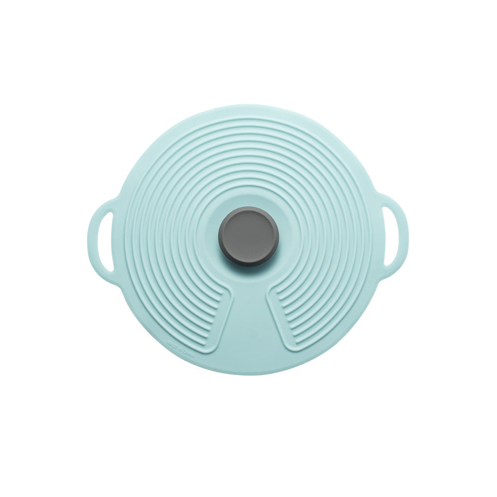 Silicone cooking lid with multifunctional steam valve Bowlift
