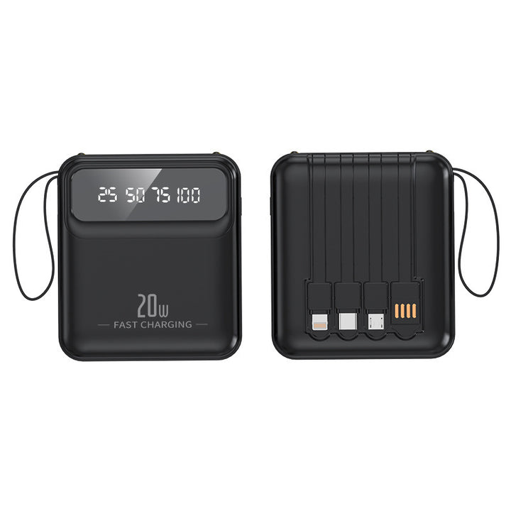 Portable power bank with integrated multifunction charging technology Bowlift