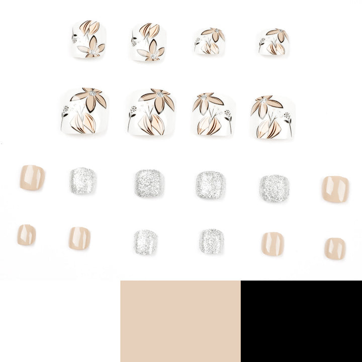 Artful Nail Art with Floral Designs Bowlift