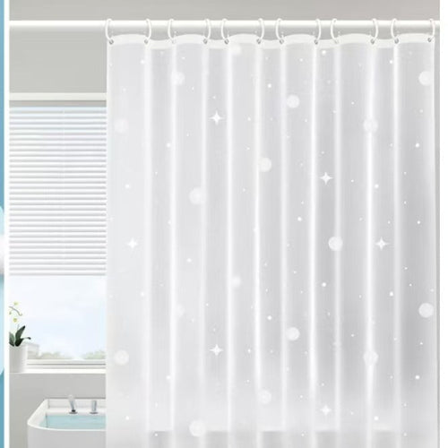 Delicate Floral Pattern Shower Curtain Bowlift