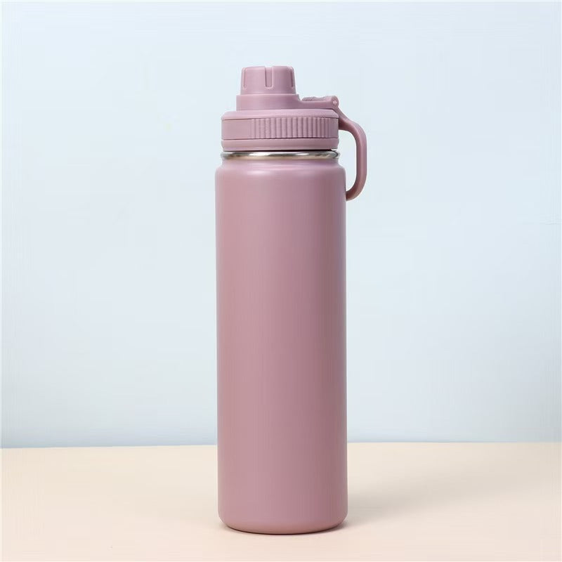 Insulated Stainless Steel Sport Water Bottle with Wide-Mouth Flip Cap Bowlift