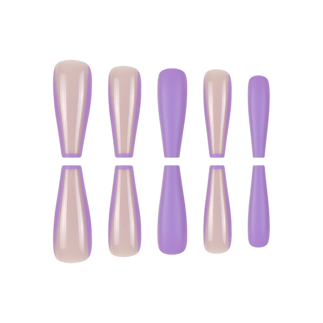 Elegant Matte Long Stiletto Nail Tips Bowlift
