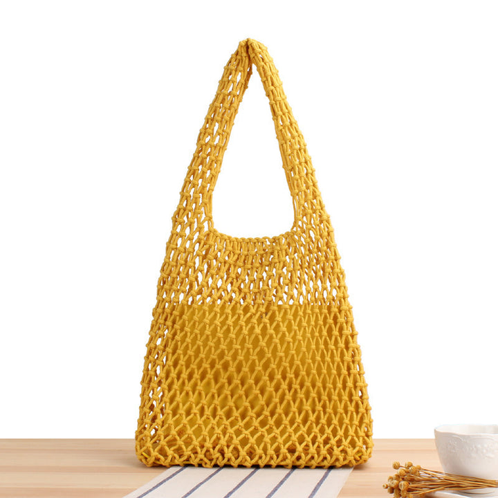 Net bag made of handcrafted natural material Bowlift