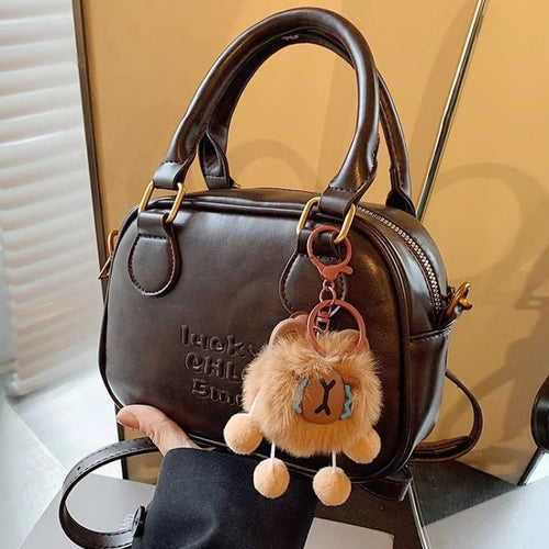 Sleek Structured Mini Shoulder Bag Bowlift