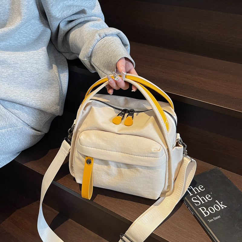 Versatile Multi-Pocket Satchel Bag Bowlift