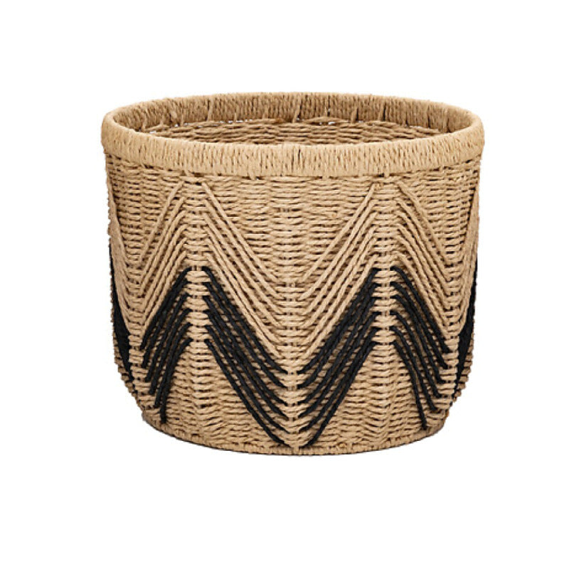 Handwoven storage basket made of natural materials Bowlift