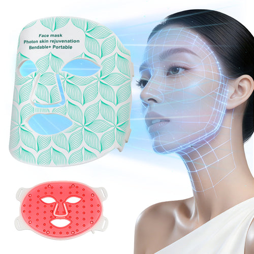 Red Light Therapy Face Mask for Wrinkles & Skin Rejuvenation