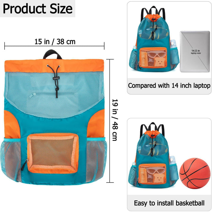 Stylish Mesh Beach Backpack