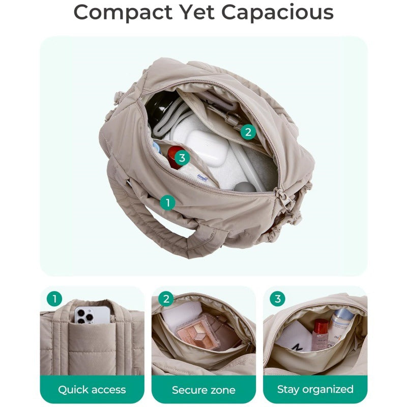 Comfortable travel bag with removable shoulder strap Bowlift