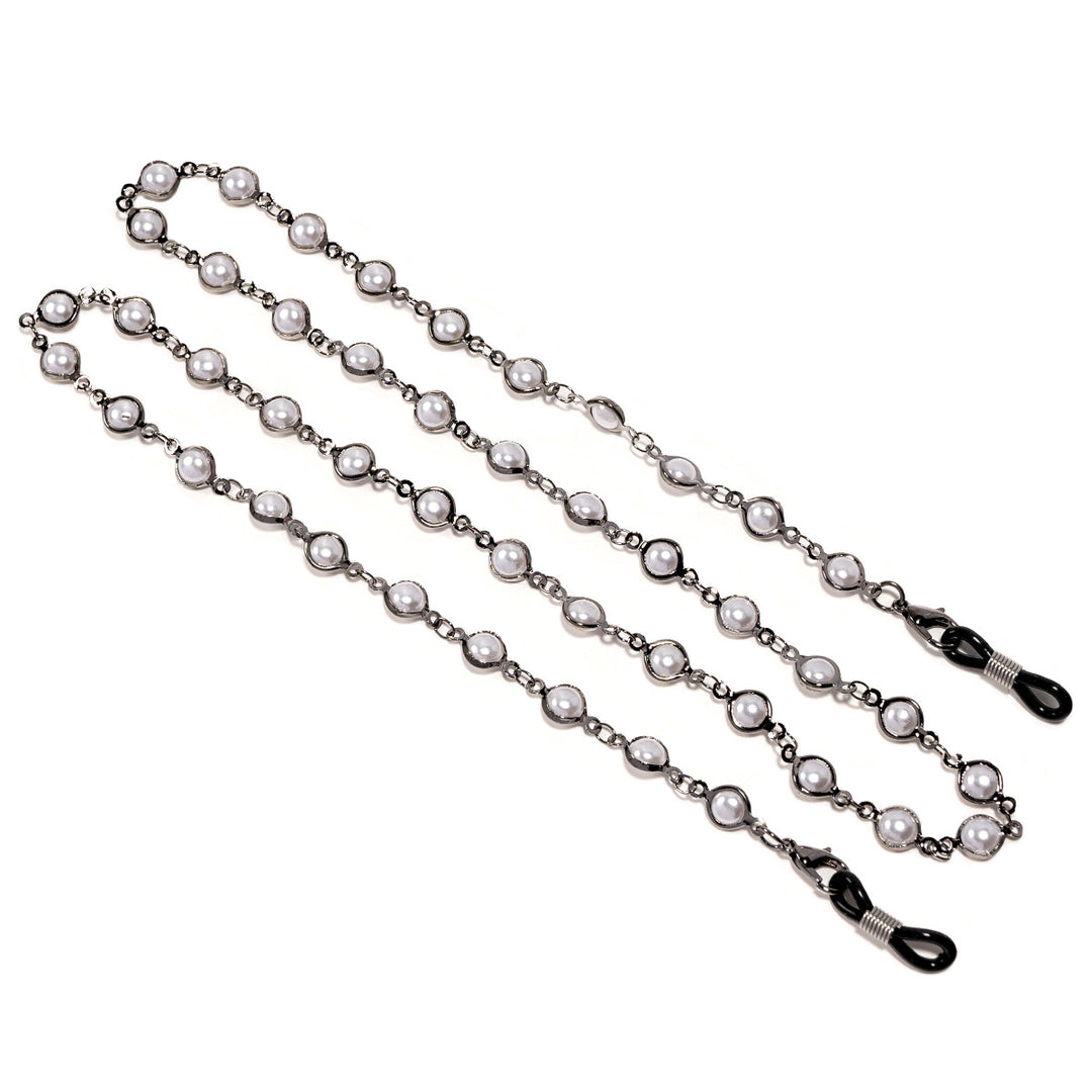 Elegant Pearl Beaded Eyewear Chain Bowlift