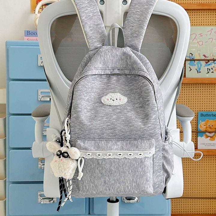 Playful Plush Bunny Backpack