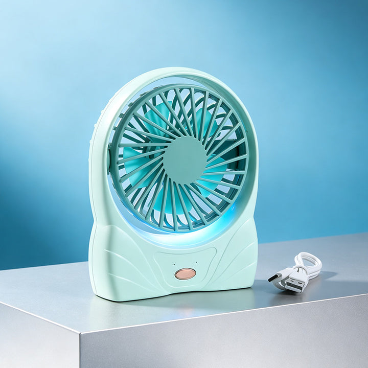 Women's portable table fan with LED display Bowlift
