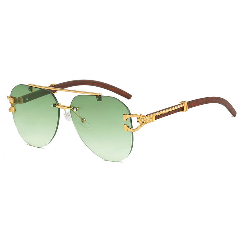 Women's sunglasses with elegant design and wooden accents Bowlift