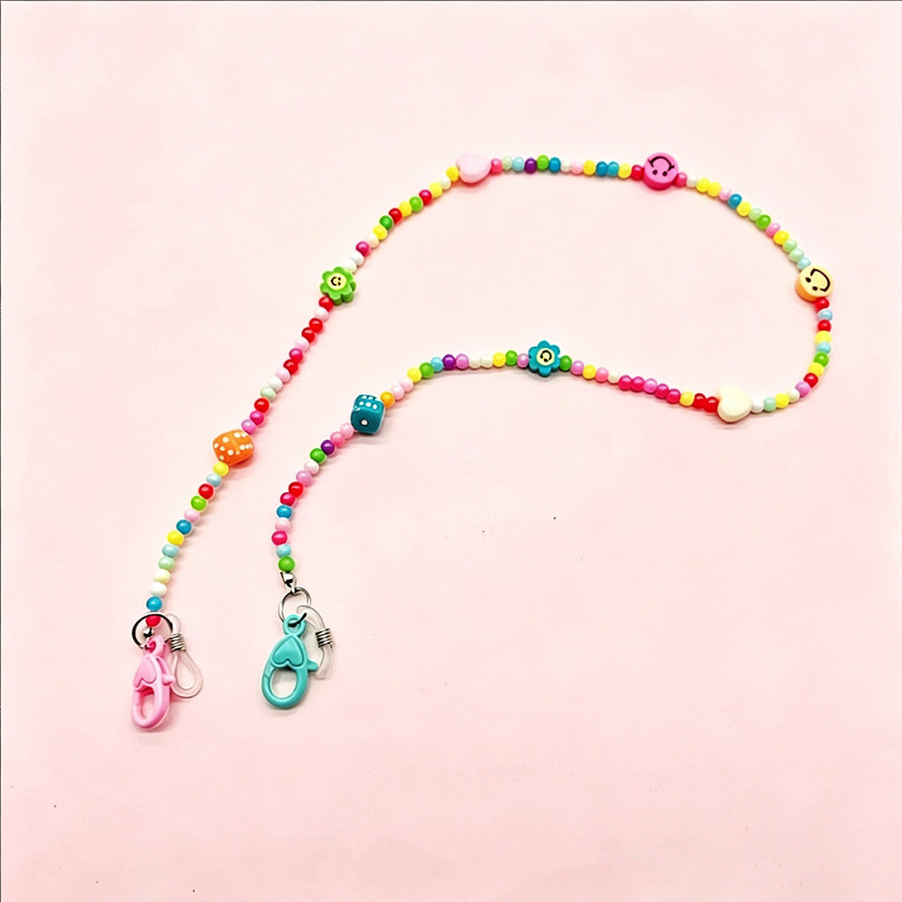 Colorful Beaded Eyewear Chain Bowlift