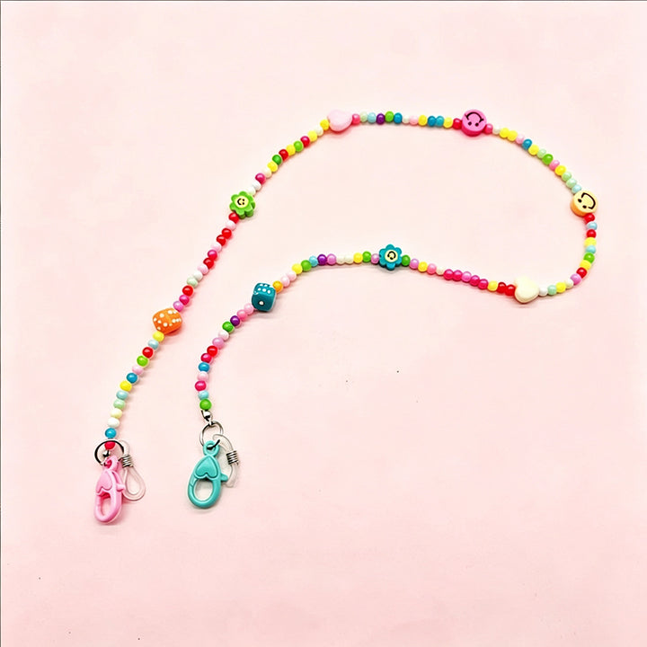 Colorful Beaded Eyewear Chain Bowlift