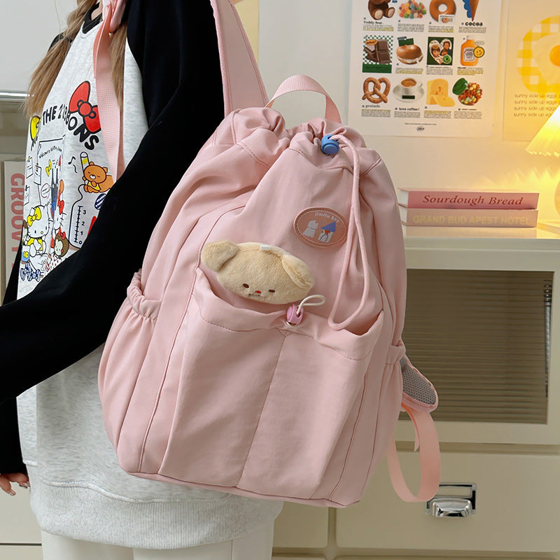 Cute Aesthetic Drawstring Backpack