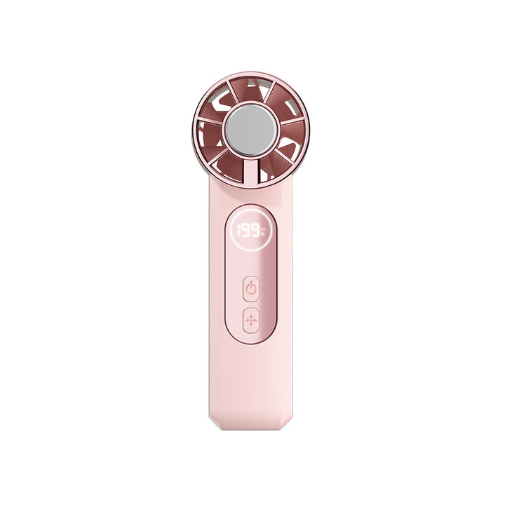 Women's portable mini fan with LED display Bowlift