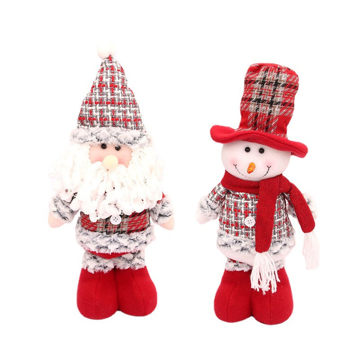 Plush Holiday Santa Figurine Bowlift