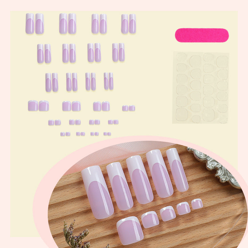 Elegant Sculpted Press-On Nail Art Set Bowlift