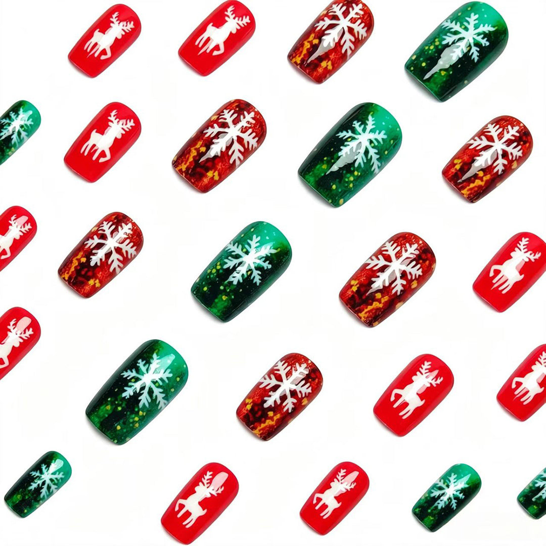 Festive Holiday-Themed Nail Art Bowlift