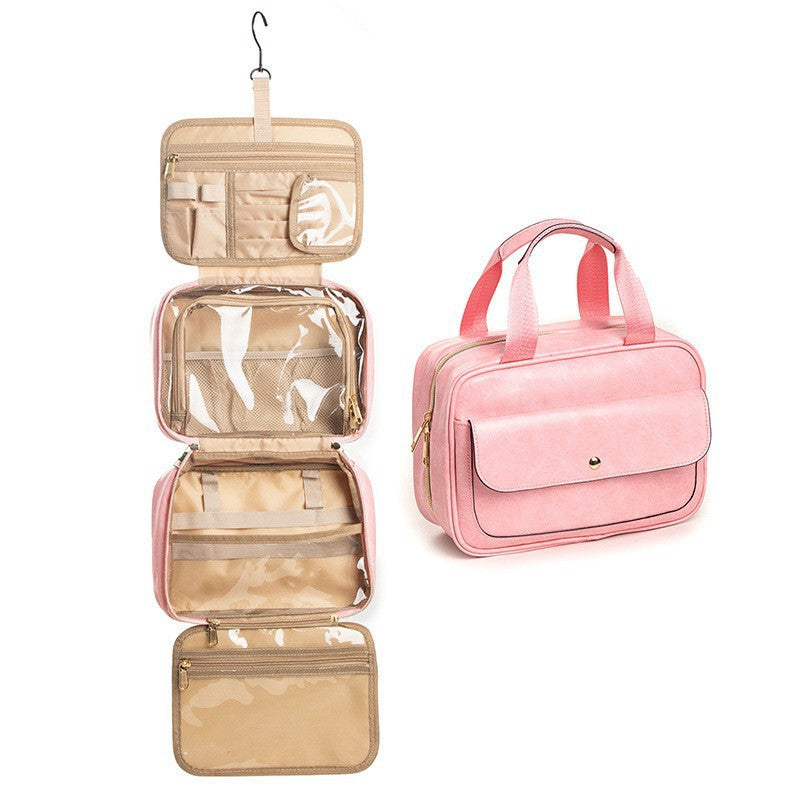 Cosmetic Organizer Bag with Modular Compartments Bowlift
