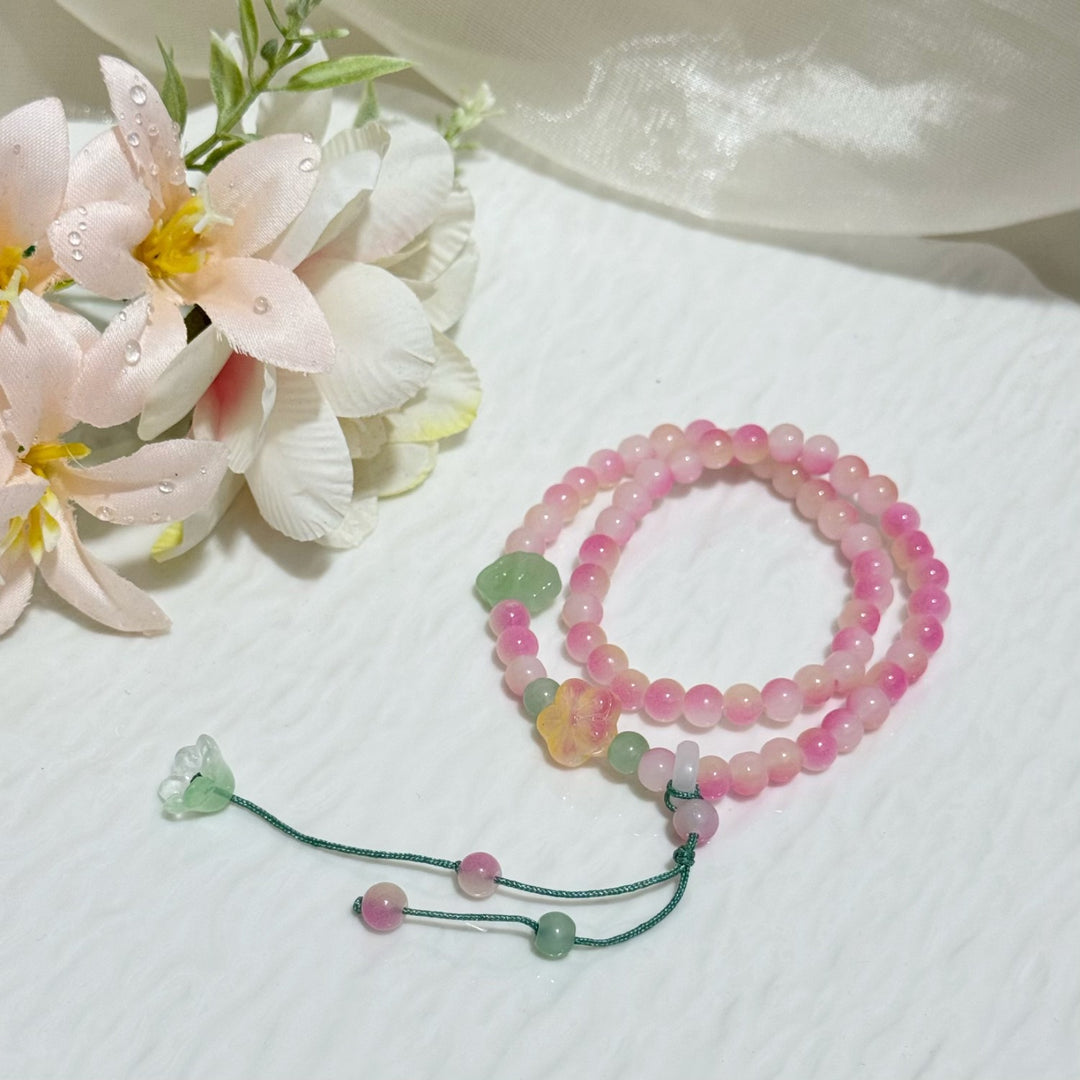 Decorative Beaded Necklace Bowlift
