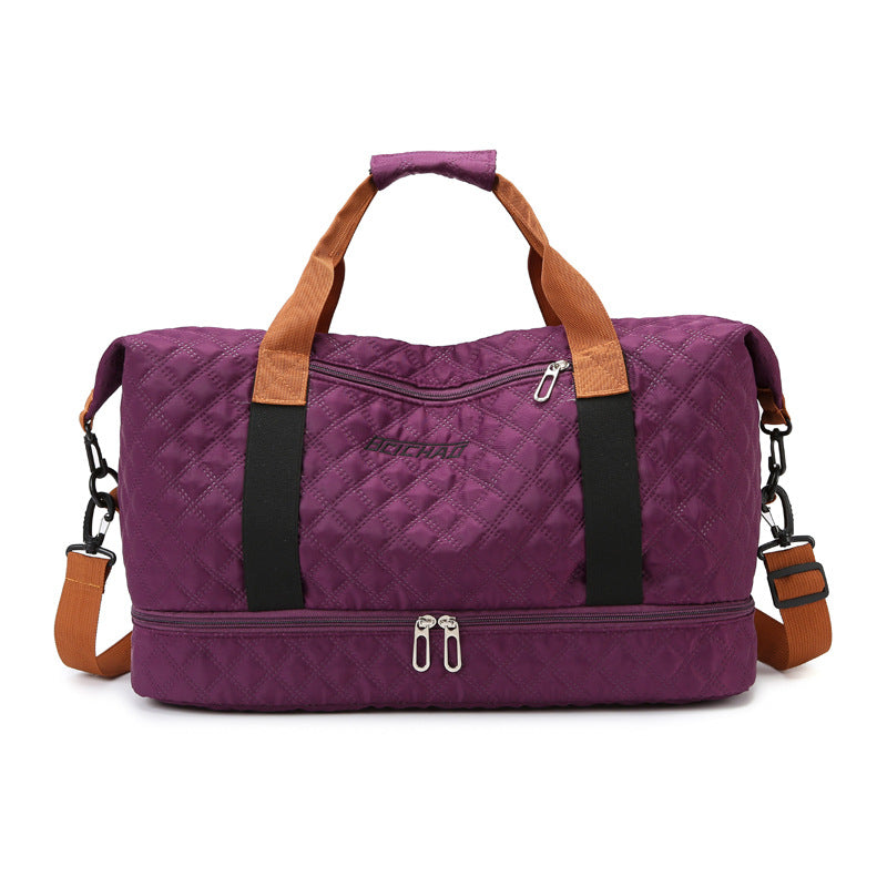 Quilted Travel Duffle Bag