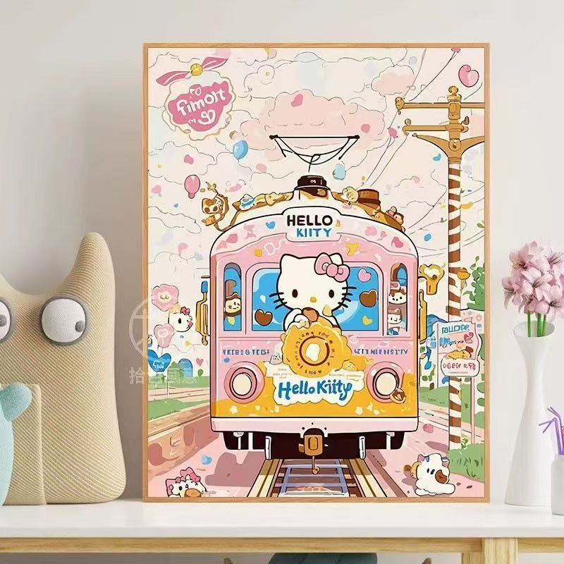 Hello Kitty-Themed Whimsical Wall Art Bowlift