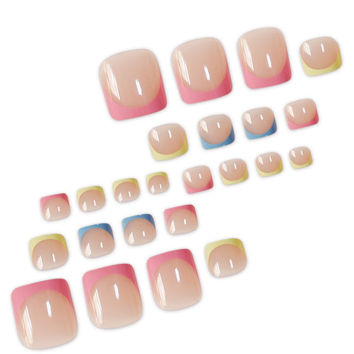 Premium French Tip Pedicure Bowlift