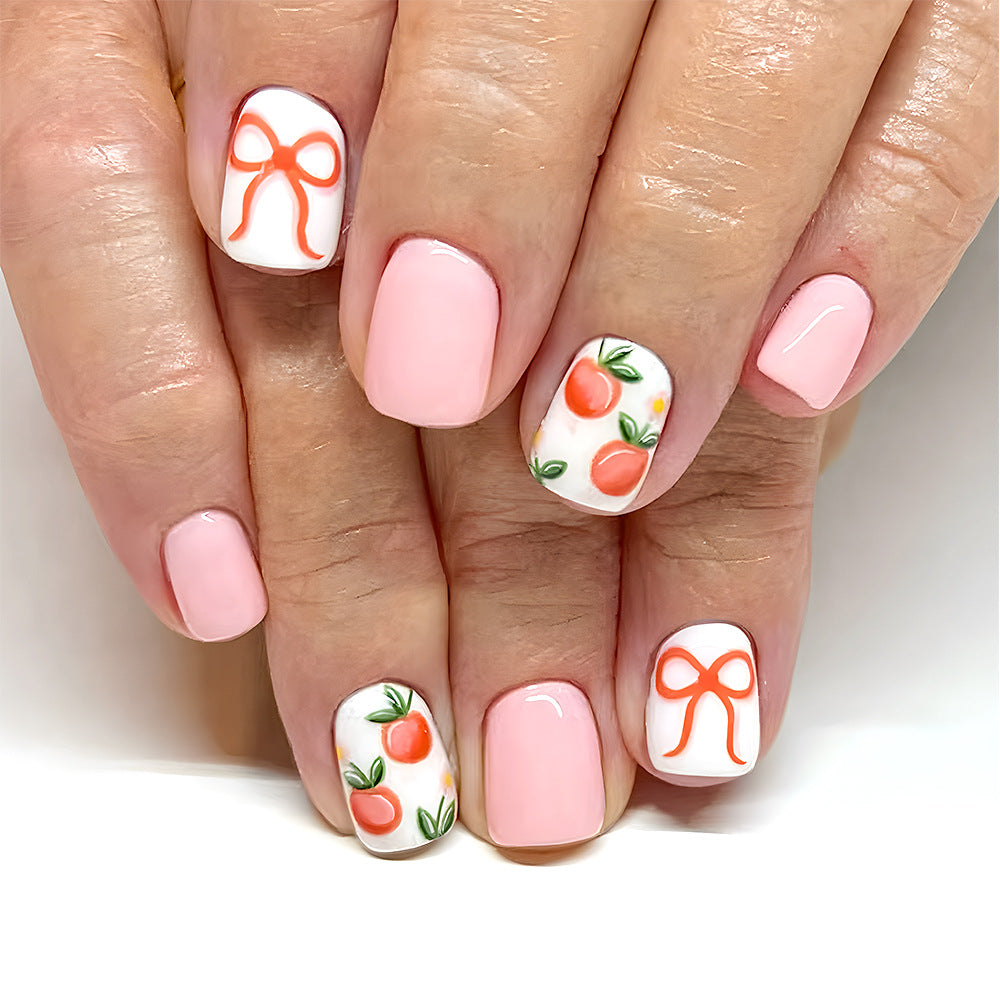 Artistic Themed Press-On Nail Set Bowlift