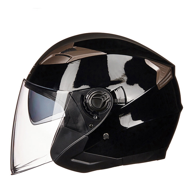 Full-Face Motorcycle Helmet with Integrated Visor Bowlift