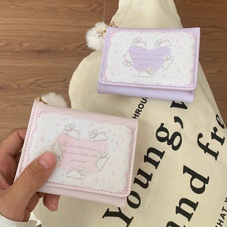 Cute Cartoon-Themed Mini Wallet Bowlift
