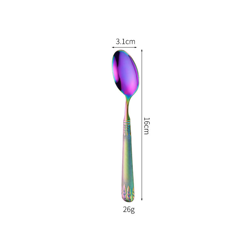 Elegant teaspoon with artistic handle design Bowlift