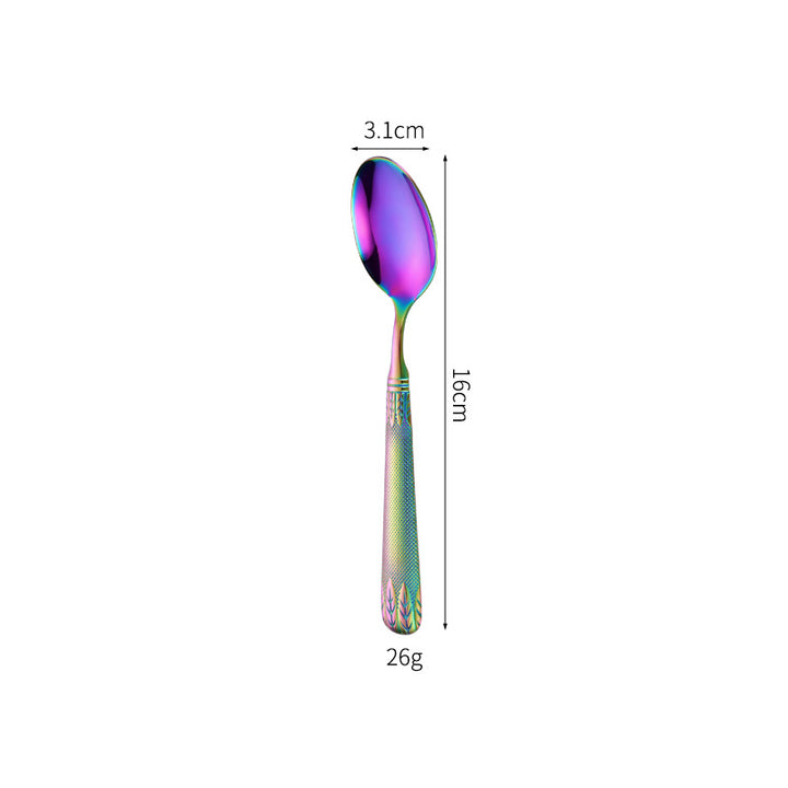 Elegant teaspoon with artistic handle design Bowlift