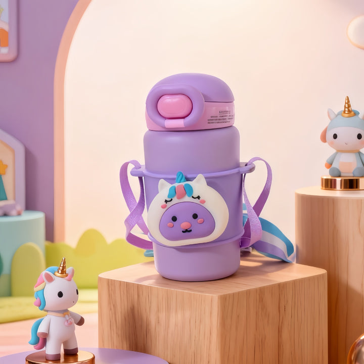 Insulated children's drinking bottle with cute rabbit design Bowlift