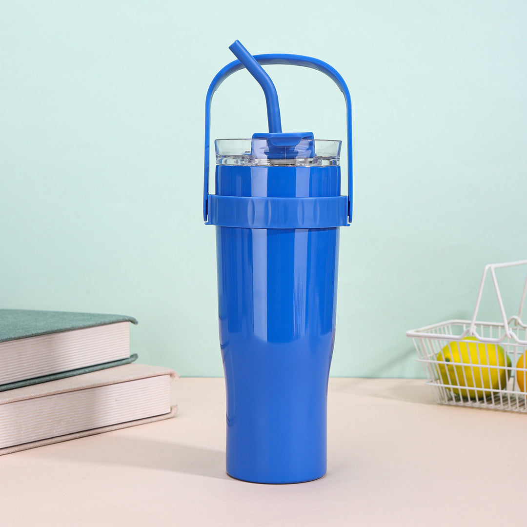 Women's drinking cup with straw Bowlift
