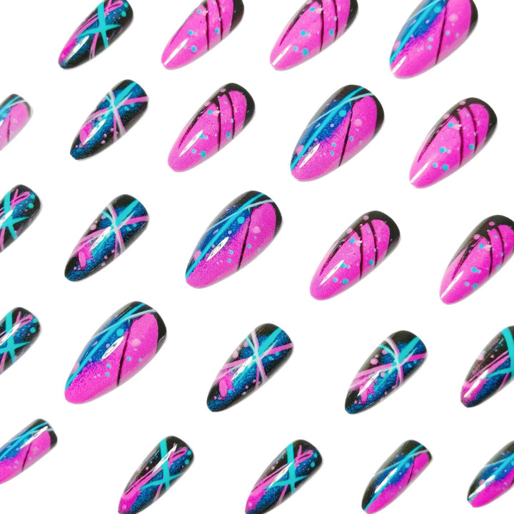 Creative Abstract Nail Art Bowlift