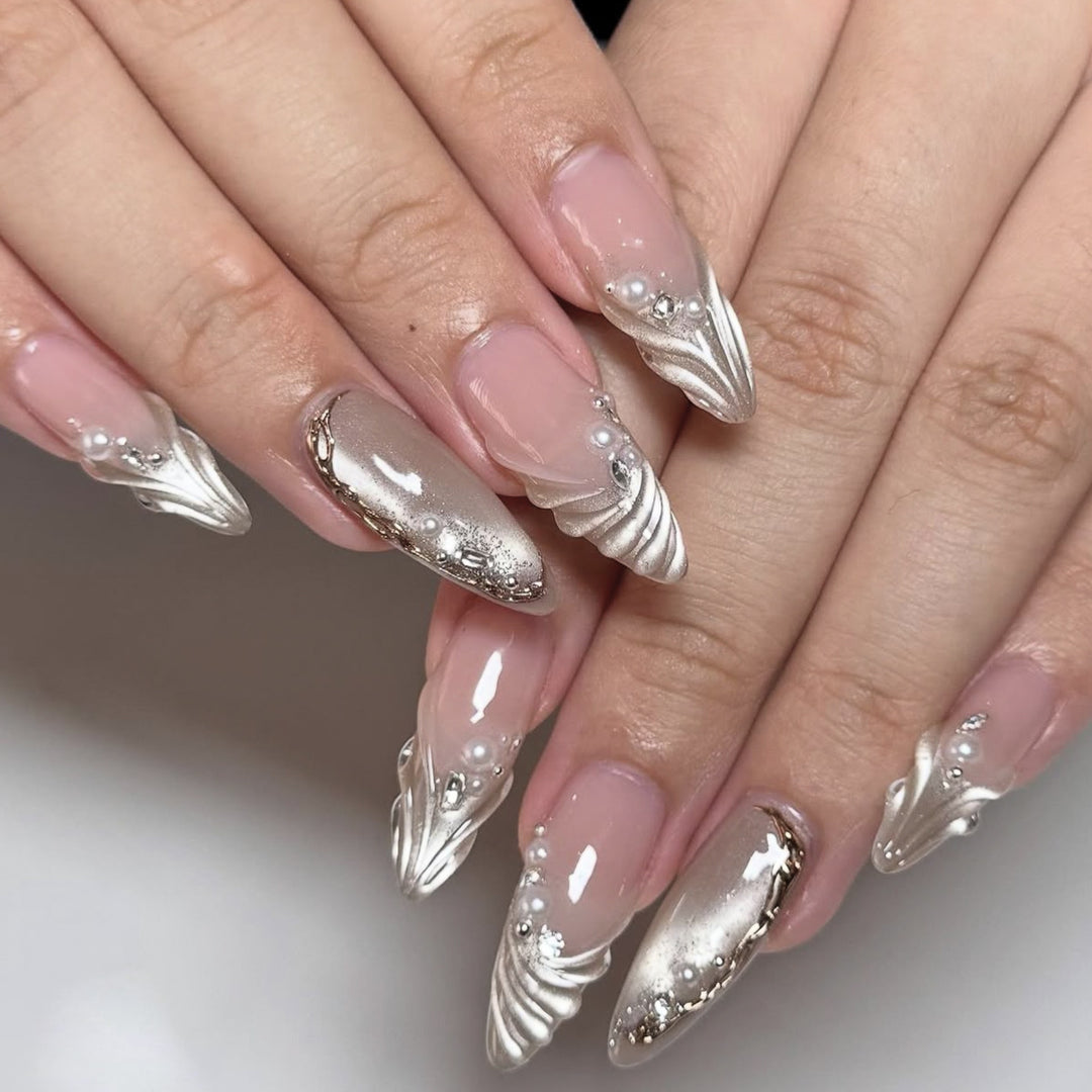 Elegant Sculpted Nail Art Extensions Bowlift