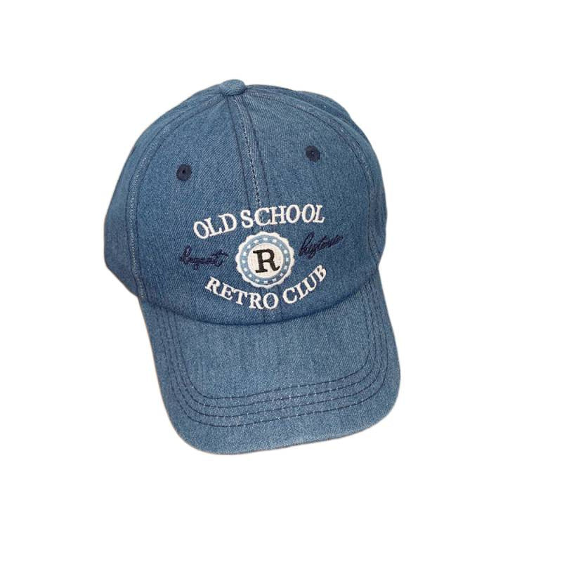 Unisex Retro Denim Baseball Cap Bowlift