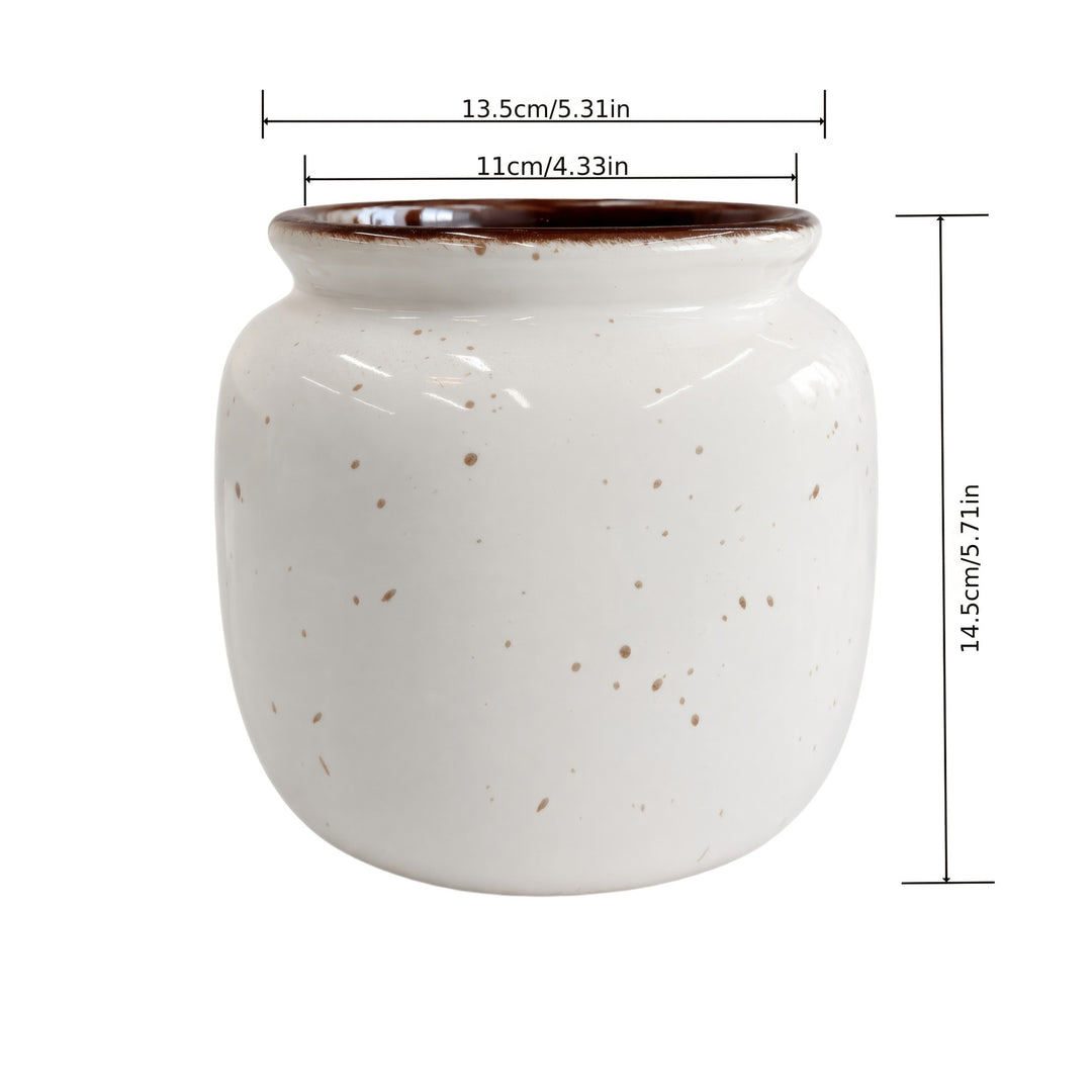 Decorative ceramic flower vase Bowlift