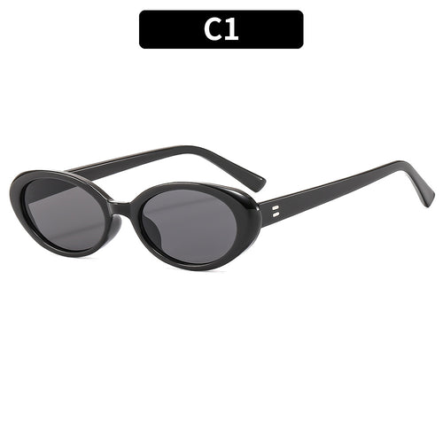 Timeless Look Stylish Oval Sunglasses
